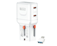 4smarts World Travel Adapter Nomad Pocket 65W biały - 1512662 - zdjęcie 2